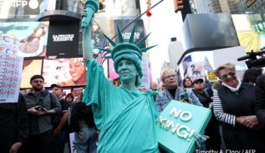 Thousands Participate In 'No King' Protests Against Trump Across US, Europe, Canada | World News