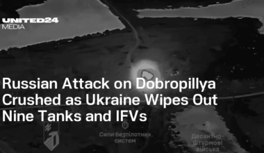 Russian Attack on Dobropillya Crushed as Ukraine Wipes Out Nine Tanks and IFVs