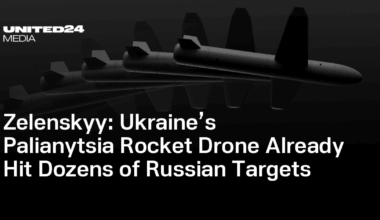 Zelenskyy: Ukraine’s Palianytsia Rocket Drone Already Hit Dozens of Russian Targets
