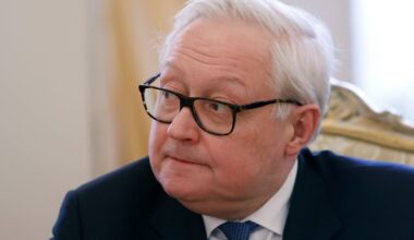 Russian Deputy Foreign Minister Sergei Ryabkov, pictured in 2022,  declared that the boost toward resolving the conflict in Ukraine provided by President Trump’s August meeting with Russian President Vladimir Putin in Alaska had been “largely exhausted.”