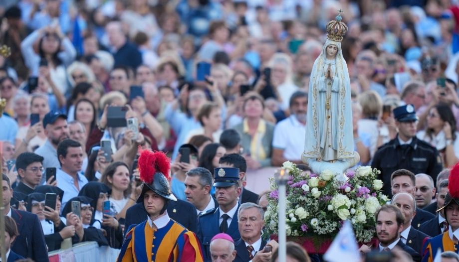 Our Lady of Fatima at St. Peter's, October 11, 2025.