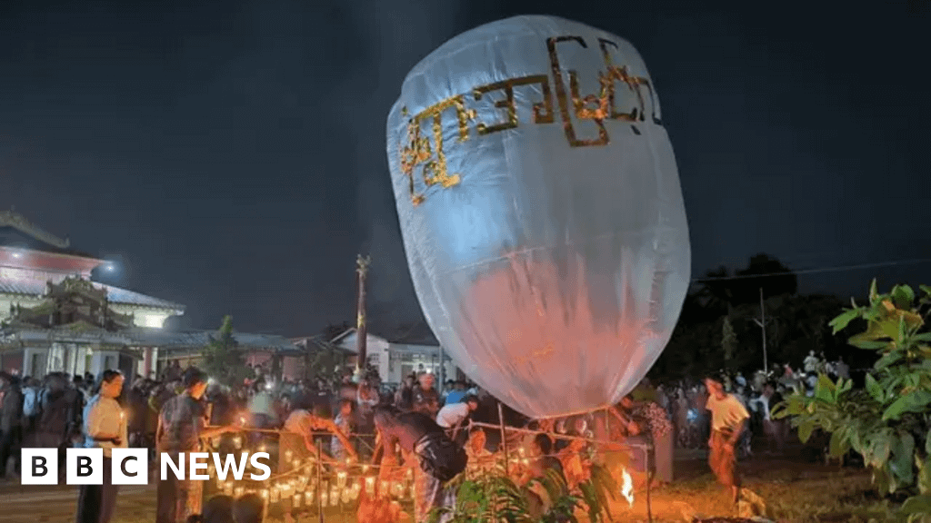 At least 24 killed as paraglider drops bombs at Myanmar Buddhist festival