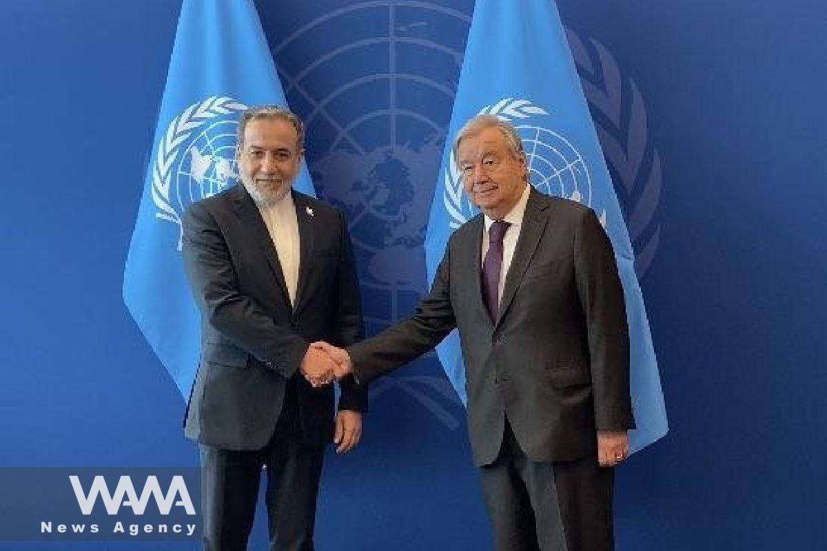 Araghchi's meeting with UN Secretary-General António Guterres in New York