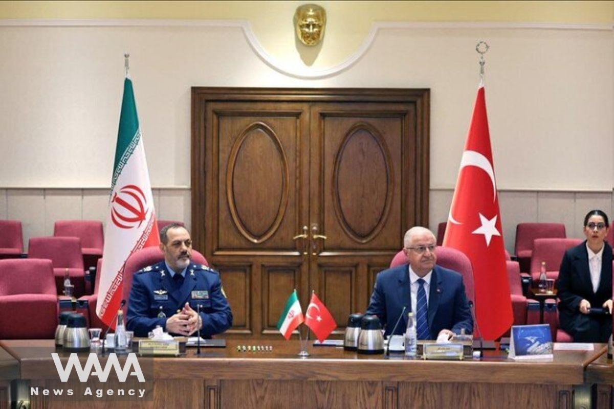 Iranian Defense Minister Brigadier General Amir Azizi Nasirzadeh and Turkish Defense Minister General Yaşar Güler met in Ankara