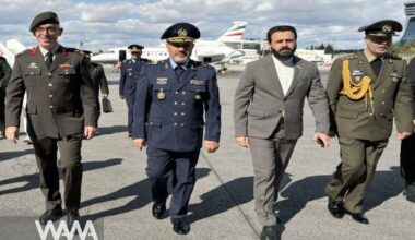 Aziz Nasirzadeh, Iran’s Minister of Defense in Turkey. Social media / WANA News Agency