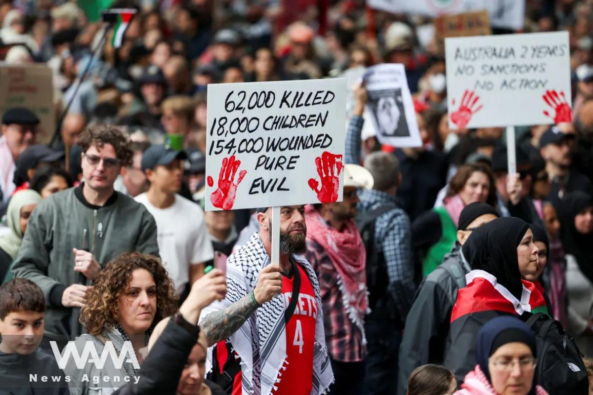 Protesters rally across Australian cities to demand end to Gaza genocide