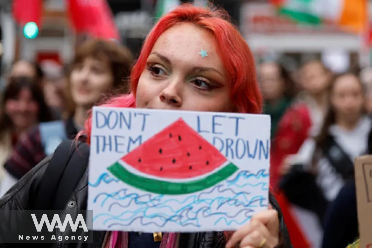 Protests Across Europe Against the Seizure of the Samoud Fleet. Social media / WANA News Agency