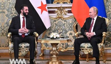 Putin and Abu Mohammad al-Jolani. Social Media / WANA News Agency