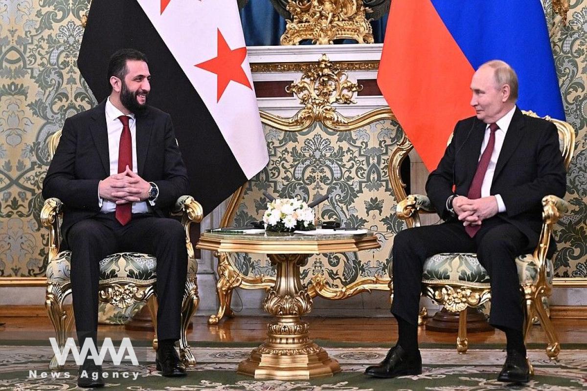 Putin and Abu Mohammad al-Jolani. Social Media / WANA News Agency