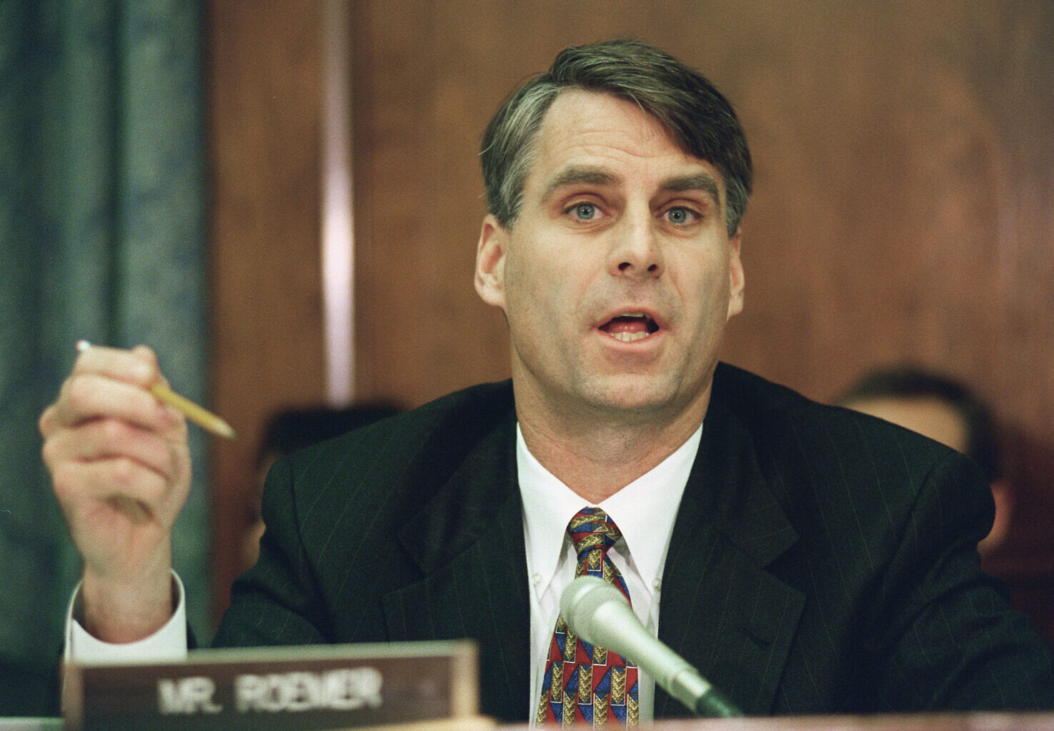Former Indiana Democratic Rep. Tim Roemer is pictured during a House Science Committee hearing in 1998.