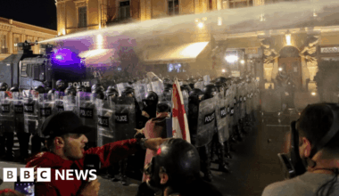 Georgia protesters try to storm Tbilisi presidential palace