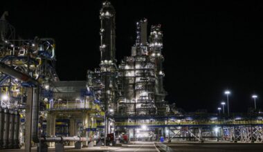 Fire breaks out at Russian gas plant after reported drone strike n