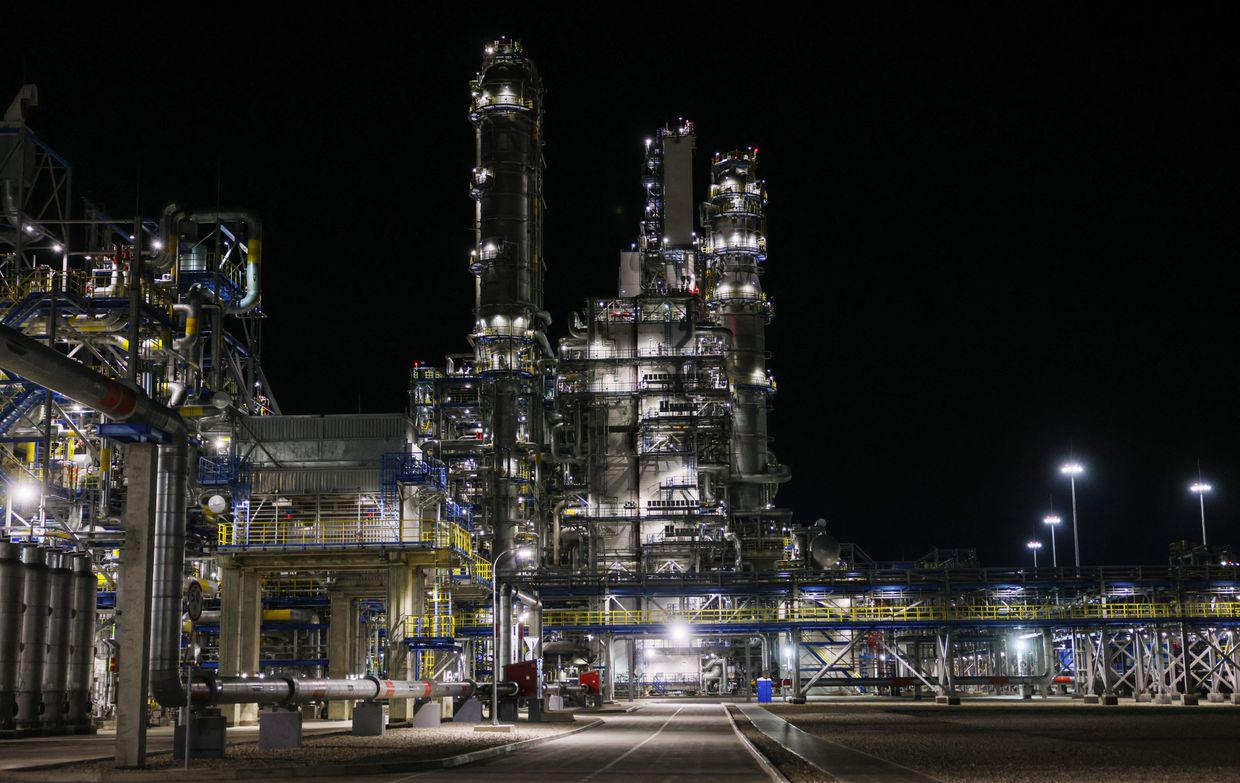 Fire breaks out at Russian gas plant after reported drone strike n