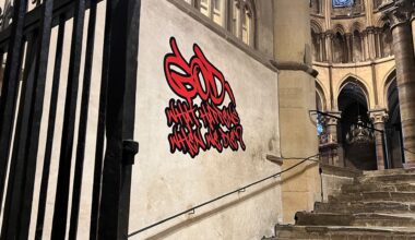 Canterbury Cathedral graffiti