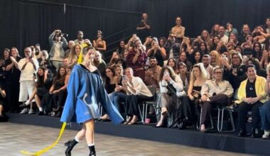 Maya Regev walks Tel Aviv fashion week