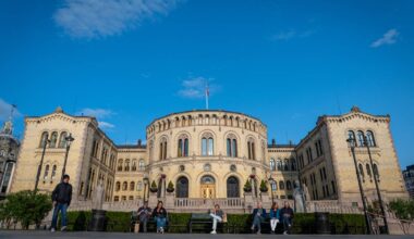 Stortingsbygningen i Oslo.