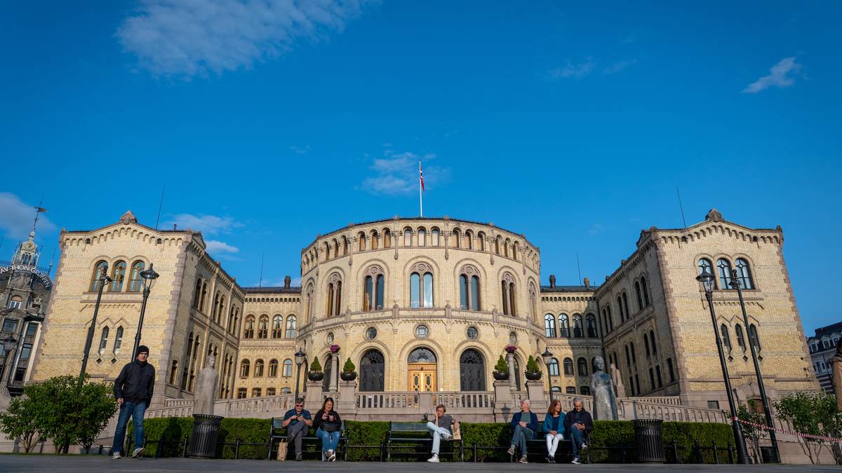 Stortingsbygningen i Oslo.