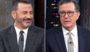 Jimmy Kimmel Says Stephen Colbert's Staff Has Asked Him for Jobs Ahead of Late Show's Cancellation: See Colbert's Response