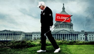 President Donald Trump Casually Golfs His Way Through Crippling Government Shutdown