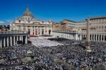Pope Francis funeral ceremony is seen in Saint Peter's Square, in Vatican City