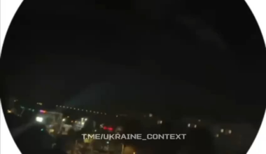 A Russian civilian records the moment of the Ukrainian strike on the Luch substation in the Belgorod Oblast. Part of the city is now without power. It looks like the Ukrainians are now retaliating against attacks on their energy infrastructure.