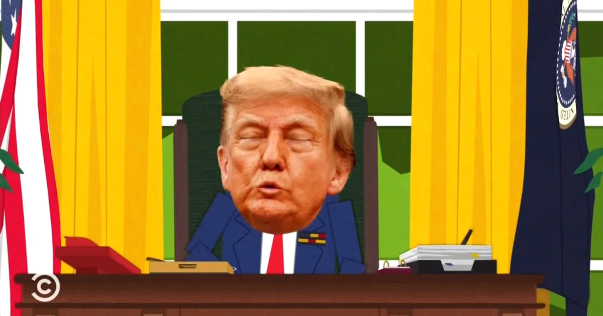 ‘South Park’s’ Vance Catches Trump Pleasuring Himself in Oval Office