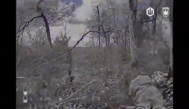 Ukrainian drone detonation blows up russian soldier,  Ukraine’s 414th UAV Brigade "Birds of Magyar." 19.10.2025