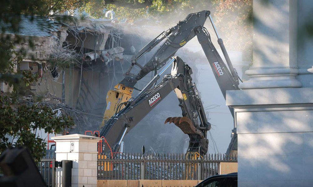 ‘Grotesque’, ‘Ripping Apart History’: Trump Torched for Bulldozing East Wing for Ballroom