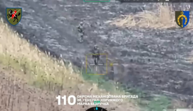 Video from the 110th Separate Mechanized Brigade showing 2 Russian women killed by Drones while attempting to attack Ukrainian positions, Oct 20