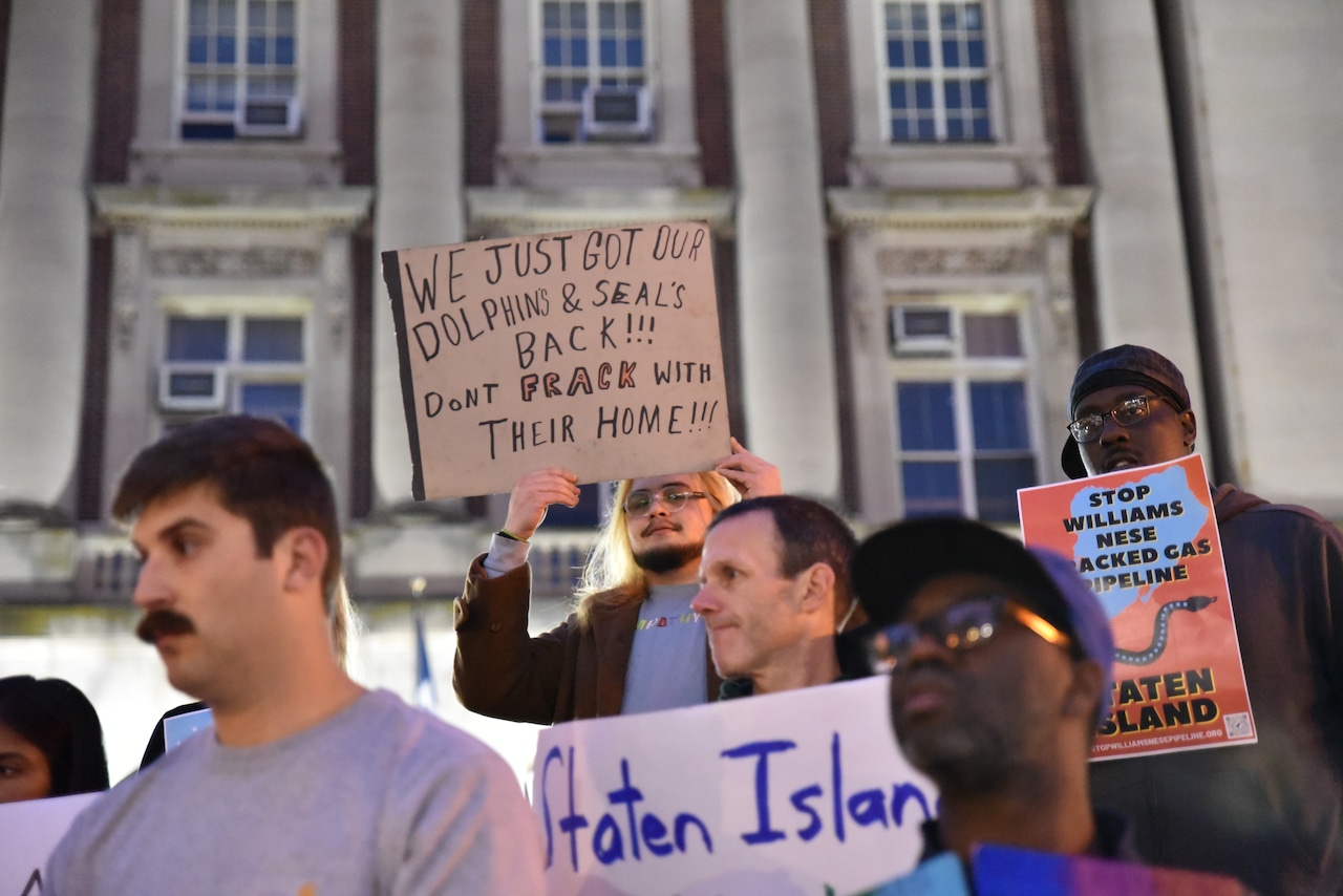 Pipeline Protest Borough Hall