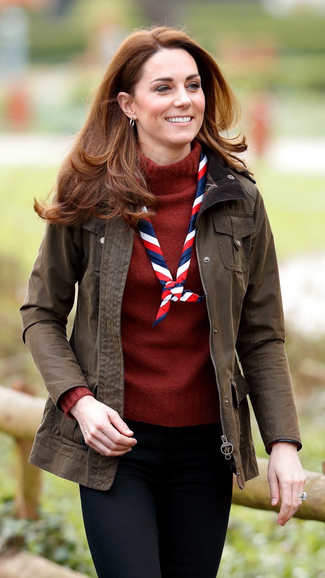 Catherine, Princess of Wales visits the Scouts&rsquo; headquarters at Gilwell Park