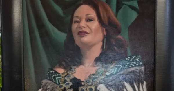 Error leads to $7k painted mayoral portrait of Tory Whanau, rather than photo