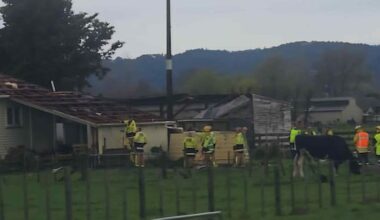 Properties damaged, roofs lifted in reported tornado near Whakatāne
