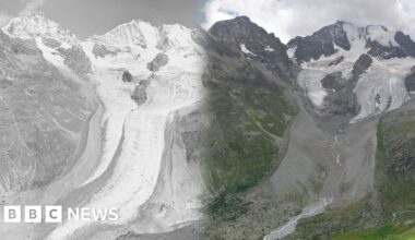 Before and after images show glaciers vanishing before our eyes