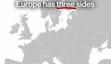 Europe has three sides