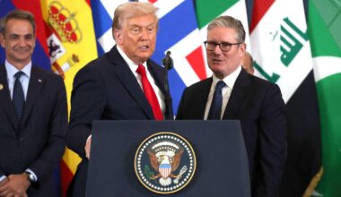 Keir Starmer dubbed 'awkward and irrelevant' after Donald Trump embarrasses him