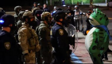 Pictured: Trump's Brave Stormtroopers Defend Against Amphibious Assault