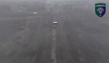 Several Russian armored vehicles with landing forces  on the eastern side of Myrnohrad were destroyed by drone operators of the 38th Separate Marine Brigade.