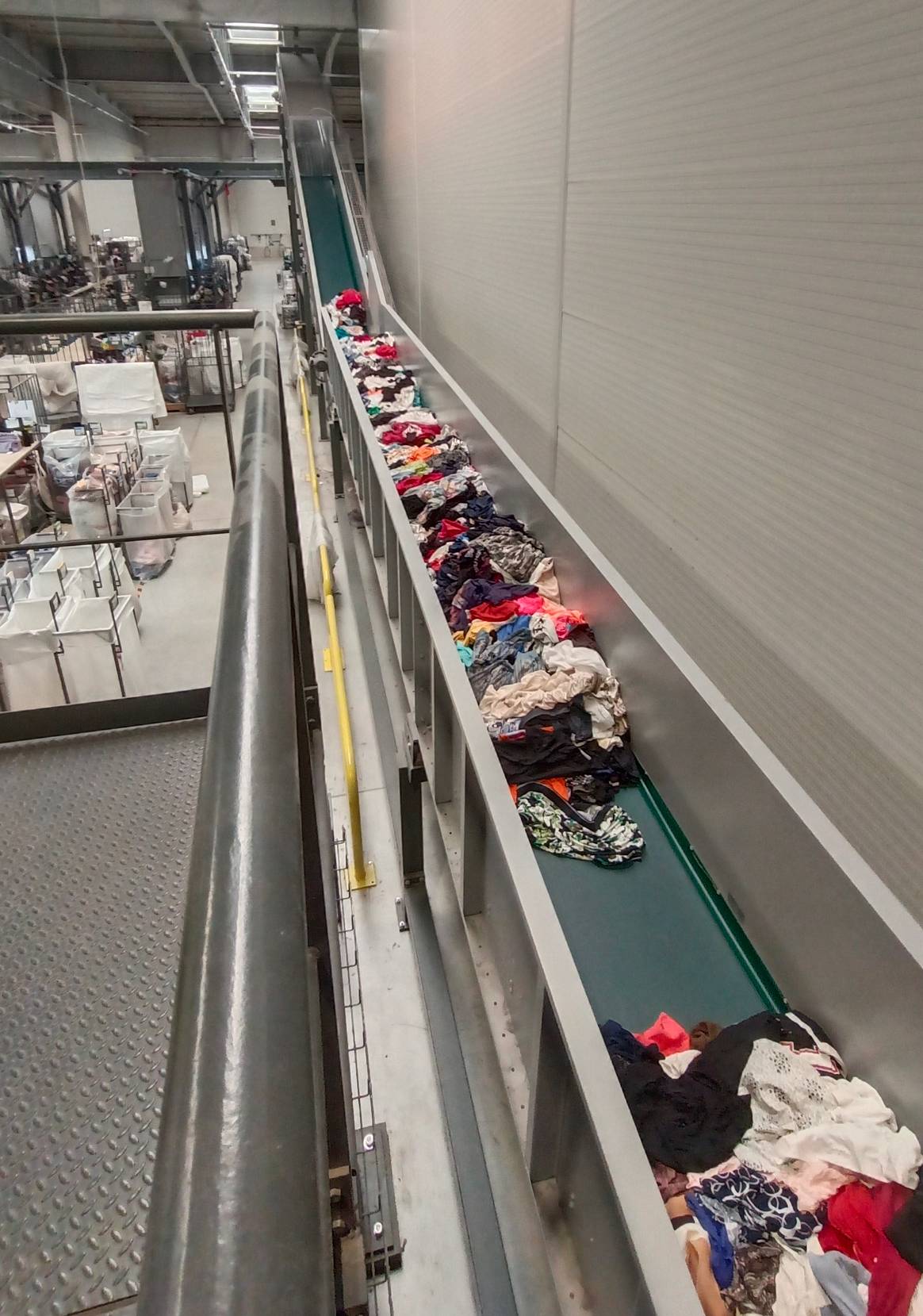 While transport can be automated, sorting cannot. While transport can be automated, sorting cannot.
