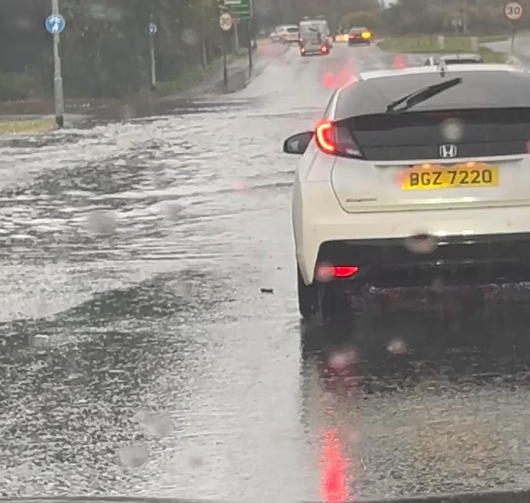 Some bit of flooding 🤭Bangor be careful out there