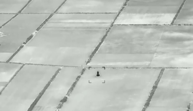 A night-time drone bomber operated by Lazarus Group destroyed a Russian BM-30 Smerch launcher almost fifty kilometers from the front line in the Kherson region.46.325527, 32.735003. October 2025.