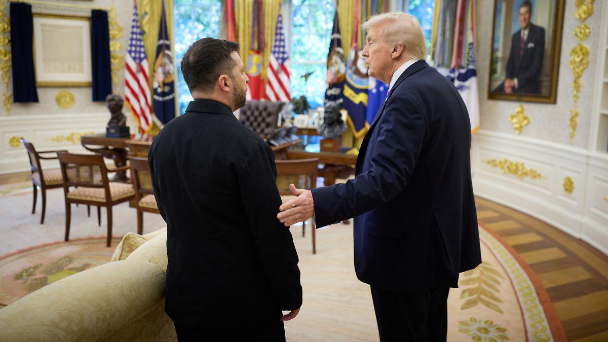 US-Präsident "fluchte ständig": Trump soll Selenskyj zur Annahme von Putins Bedingungen gedrängt haben