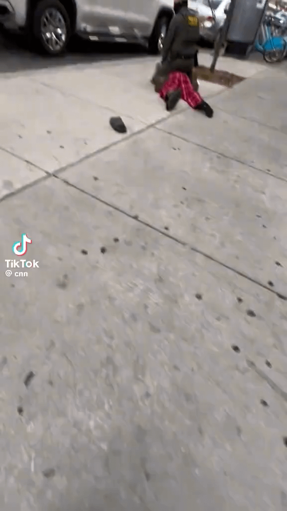 Video shows a Border Patrol agent restraining a man who says he's a US citizen outside a Chicago Walgreens store. The incident happened after a Border Patrol vehicle collided with an SUV during an immigration enforcement operation on Tuesday. CNN has reached out to DHS for comment on the incident.