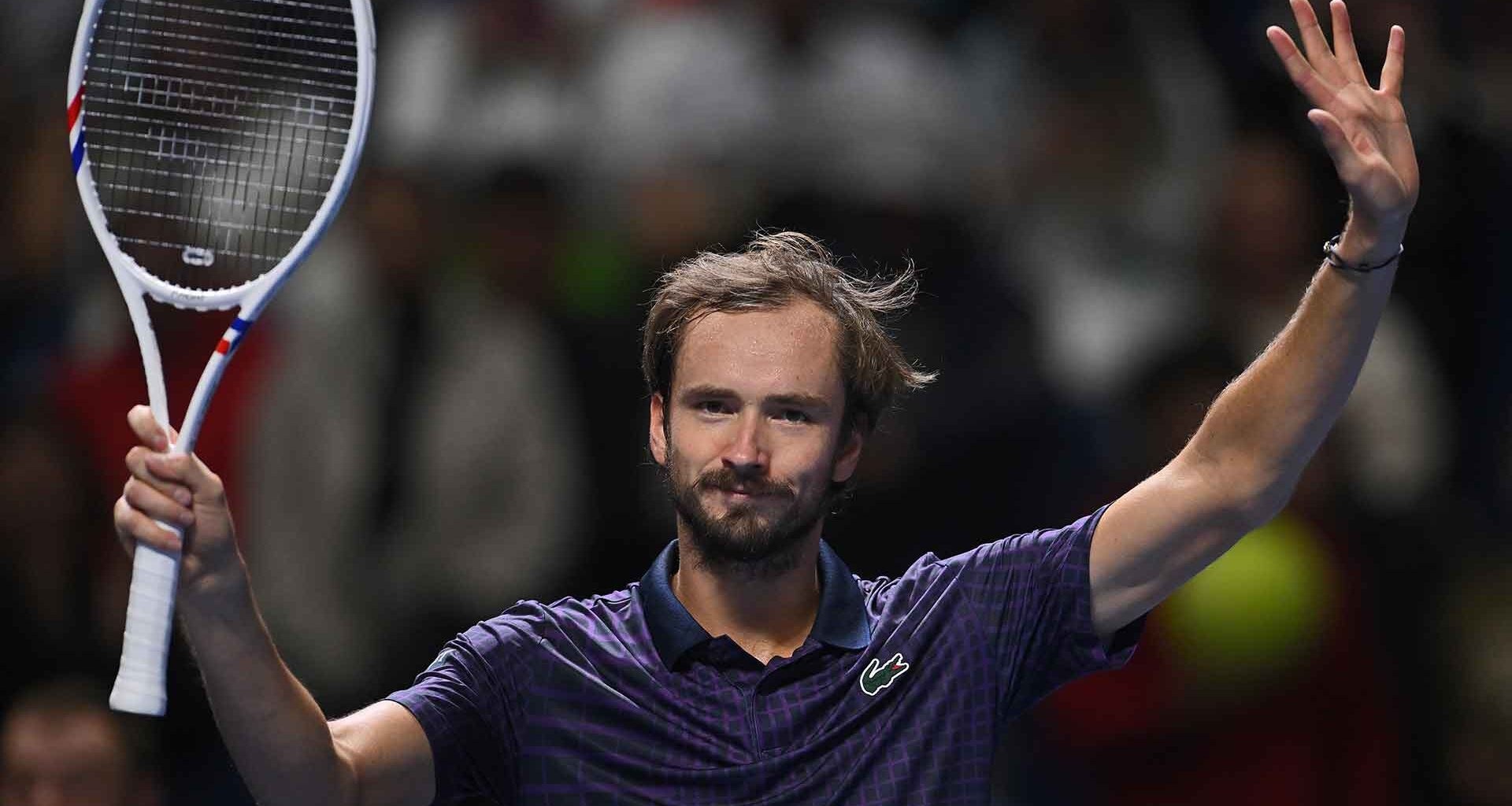 Daniil Medvedev disputó su segunda final de la temporada en Almaty.
