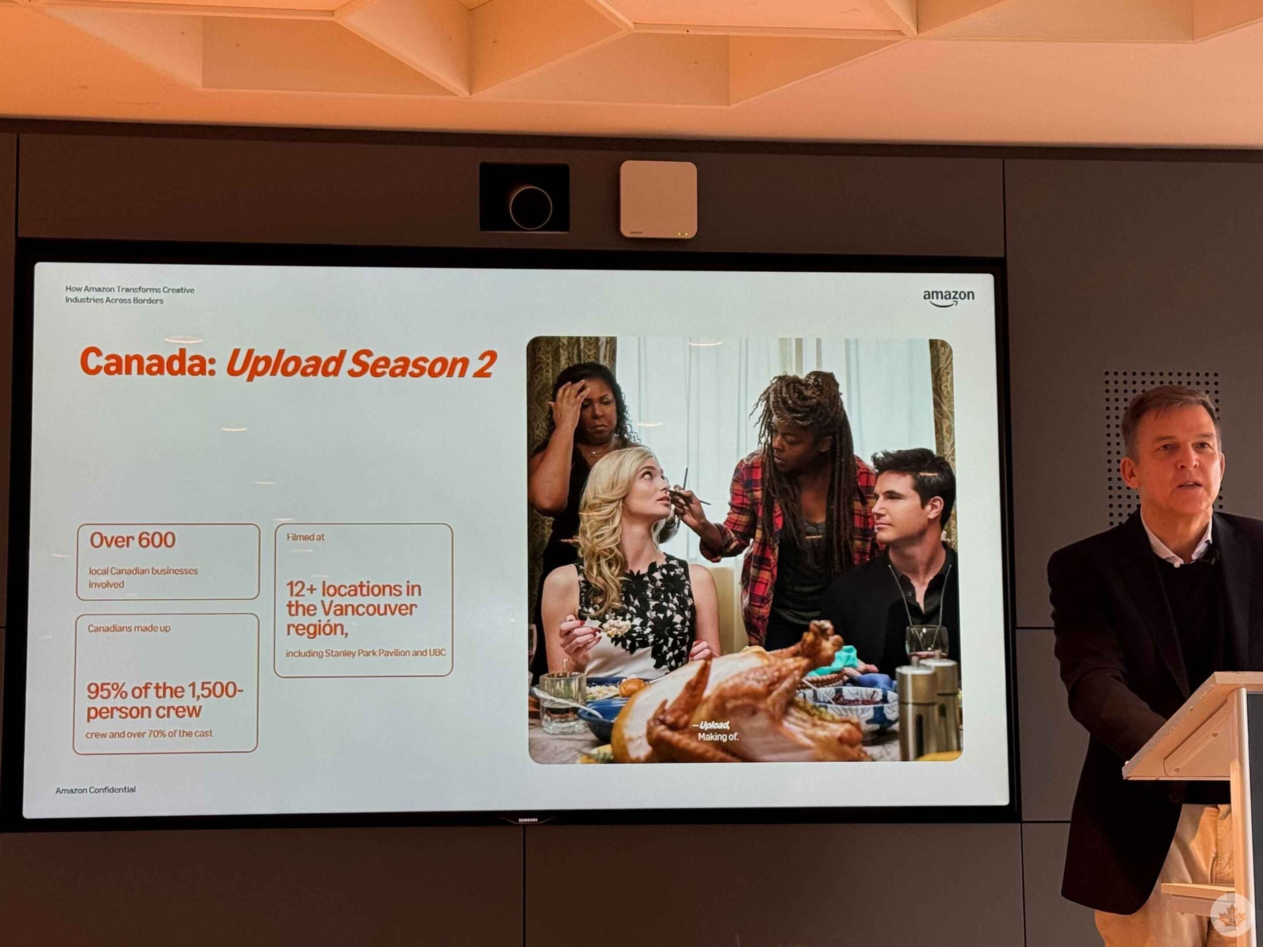 Amazon event Upload impact on Canada