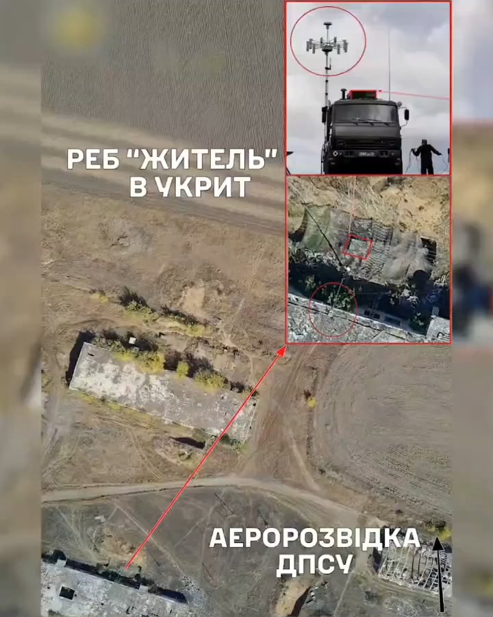Ukrainian drone operators of the 412th Separate Unmanned Aerial Vehicle Regiment "NEMESIS" have struck a rare Russian "Zhitel" electronic warfare station in the Luhansk Oblast.