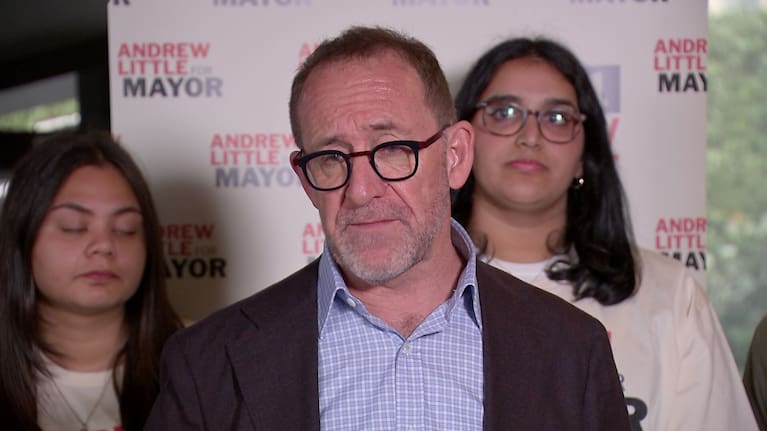 Newly elected Wellington mayor Andrew Little.