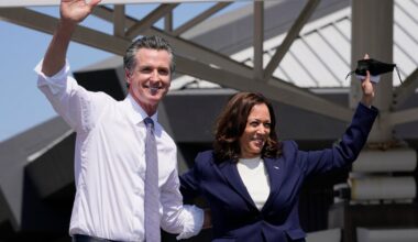 CBS News poll on whether California's voters want Newsom, Harris to run for president