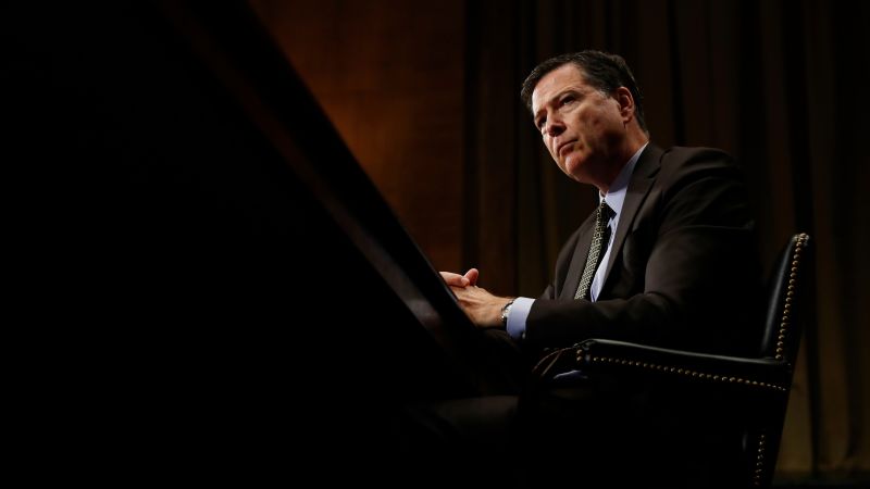 Former FBI Director James Comey to be arraigned Wednesday