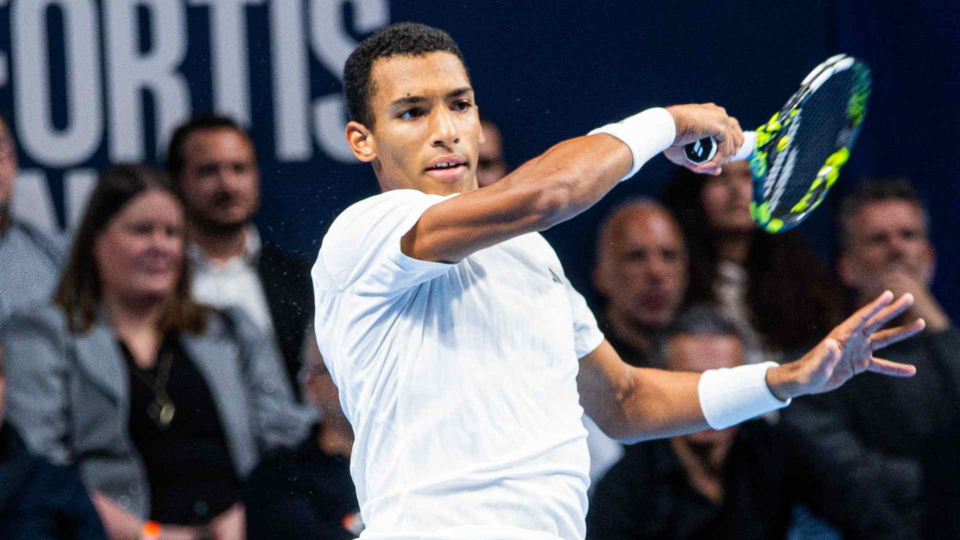 Felix Auger-Aliassime se convierte en el primer hombre en ganar múltiples títulos en el BNP Paribas Fortis European Open.